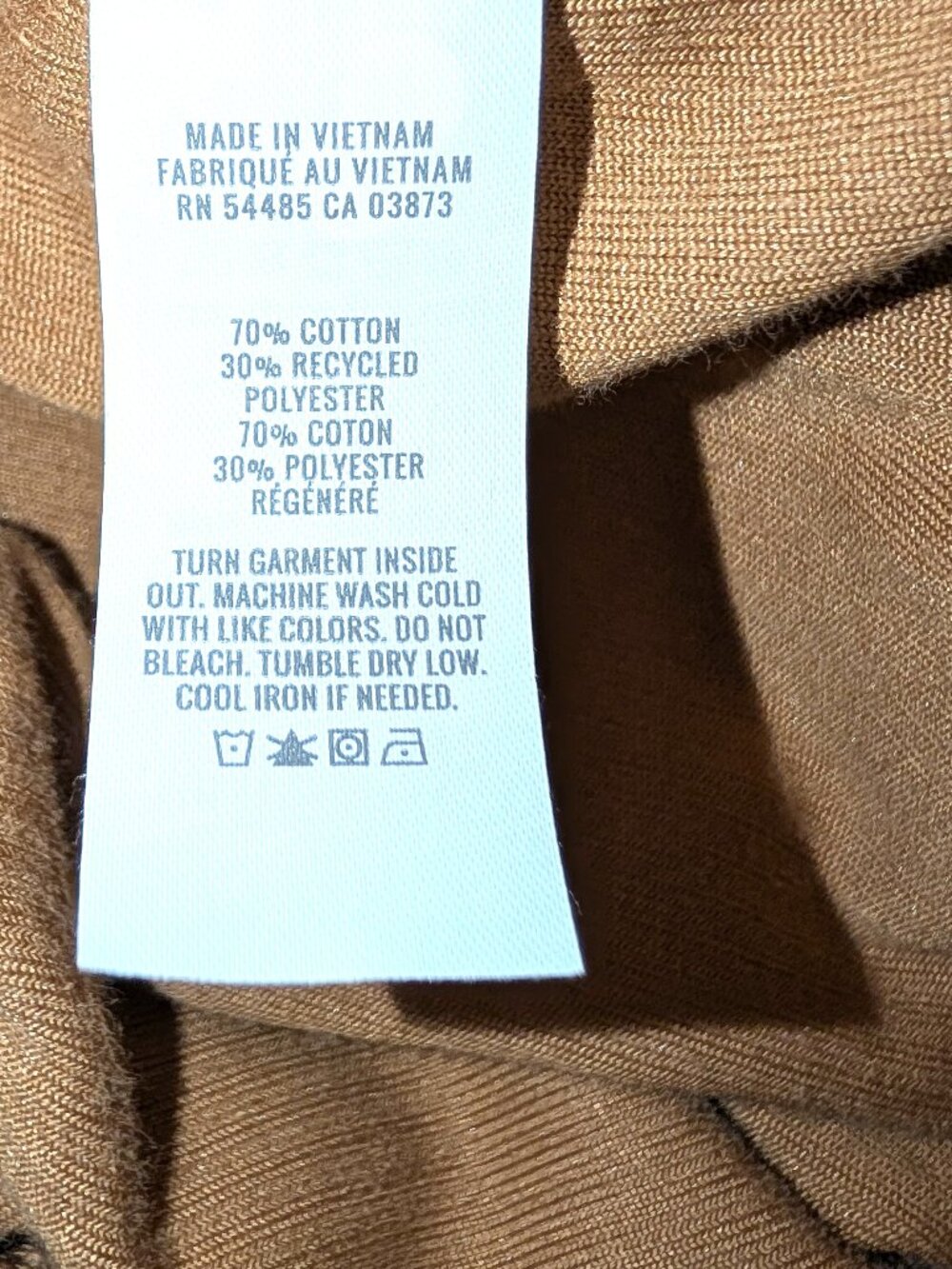 NWT Aerie | Corduroy Wide Leg Pull On Pants in Camel Tan | Size Medium - Picture 11 of 11